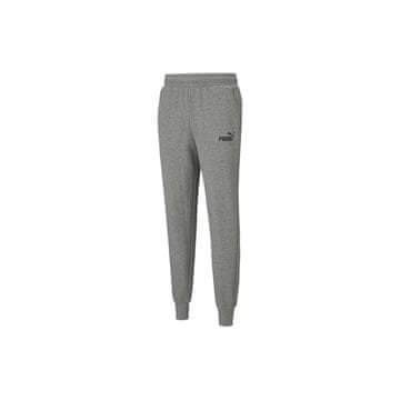 Puma Hlače obutev za trening siva Ess Logo Pants TR CL