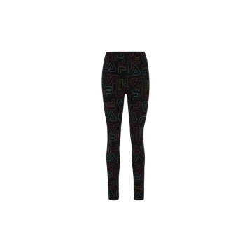 FILA Hlače za trening črna Fiena Aop Leggings W