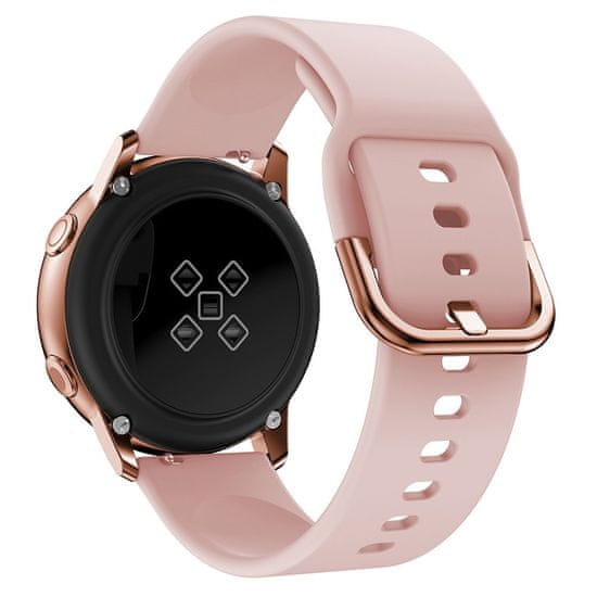 BStrap Silicone V5 pašček za Samsung Galaxy Watch 3 45mm, sand pink