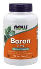 NOW Foods Bor (bor), 3 mg, 250 kapsul