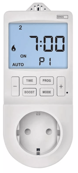 termostat za vtičnico s funkcijo digitalnega časovnika 2v1, Schuko (P5660SH)