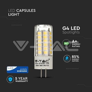 V-TAC LED žarnica G4 3.2W 4000K
