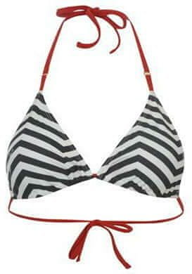 eoshop - Zag Mešajte Top bikini dame – Operite Navy/Wht - S