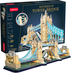 CubicFun Osvetljena 3D sestavljanka Tower Bridge 222 kosov