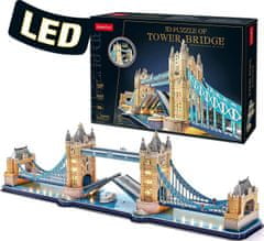 CubicFun Osvetljena 3D sestavljanka Tower Bridge 222 kosov