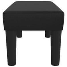 Vidaxl Klop črna 70x30x30 cm umetno usnje