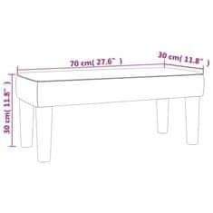 Vidaxl Klop modra 70x30x30 cm blago