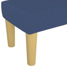 Vidaxl Klop modra 70x30x30 cm blago