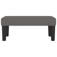 Vidaxl Klop siva 70x30x30 cm umetno usnje