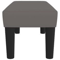 Vidaxl Klop siva 70x30x30 cm umetno usnje
