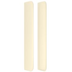 Vidaxl Vzglavje z ušesi krem 103x16x118/128 cm umetno usnje