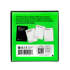 Pravi Junak  igra s kartami Cards Against Humanity razširitev Green Box angleška izdaja