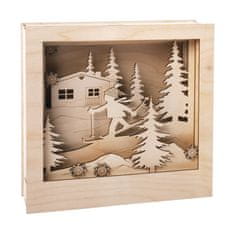 Rayher.	 Sestavljanka Zimska idila 24x24x6,3 cm 20 delni set