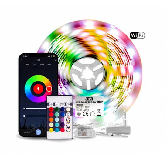 Aga WiFi RGBW LED trak 5m + upravljalnik + napajalnik