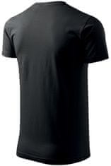 Malfini Moška preprosta majica, črna, 2XL