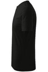 Malfini Otroška preprosta majica, črna, 122cm / 6let
