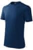 Malfini Otroška preprosta majica, polnočna modra, 146cm / 10let