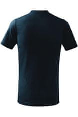 Malfini Otroška klasična majica, temno modra, 146cm / 10let