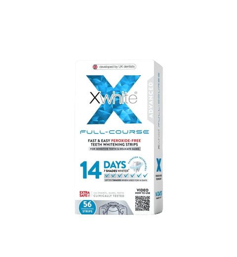 Xwhite® FULL tretma 14 dni - trakovi za beljenje zob brez peroksida