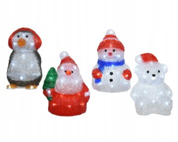 shumee Zunanja okrasna LED figurica 25 cm