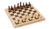 Šah v leseni zložljivi škatli