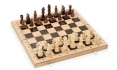 Jeujura Šah v leseni zložljivi škatli
