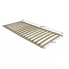 KONDELA Letvena mreža Flex 3-conska 80x200 cm