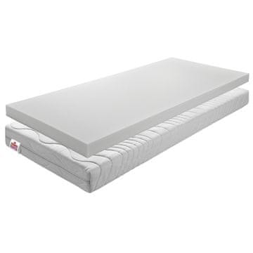 KONDELA Dvostranska penasta vzmetnica BE Elisse 90x194 cm