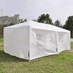 KONDELA Vrtni šotor Tekno Tip 2 300x600 cm - bel