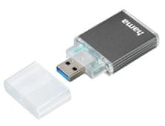 Hama čitalec kartic, USB 3.0, alu (124024)