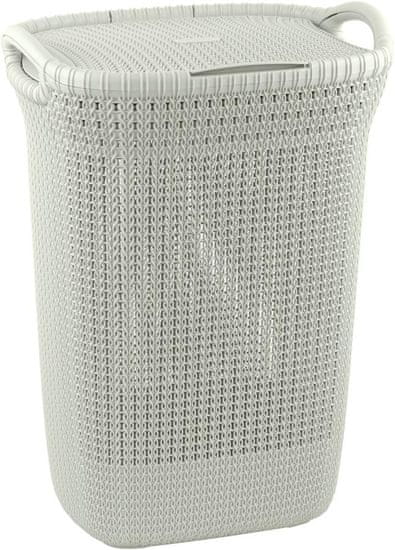 Curver Koš za perilo Knit, 57l, bel