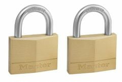 Master Lock Medeninasta ključavnica 2x50mm