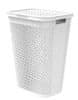 Koš za perilo Terrazzo, 55l, bel
