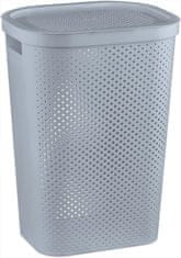 Curver Koš za perilo Infinity recycled, 60l, siv