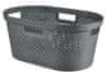 Curver Košara za perilo Infinity recycled, 40l, temno siv