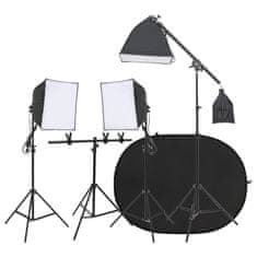 Vidaxl Komplet za foto studio z lučmi in ozadjem