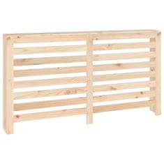 Vidaxl Pokrov za radiator 153x19x84 cm trdna borovina