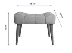 Atelier Del Sofa Puf, New Cool - Rumena