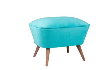 Atelier Del Sofa Puf, pogled na jezero - turkizna