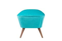 Atelier Del Sofa Puf, pogled na jezero - turkizna