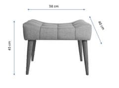 Atelier Del Sofa Puf, New Cool - Saxe Blue