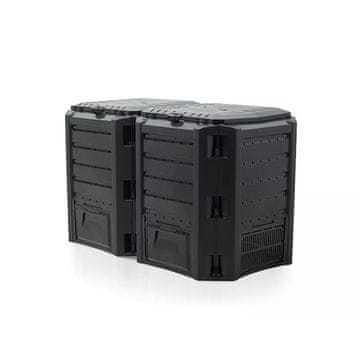 nabbi Vrtni kompostnik IKLM800C 800 l - črn