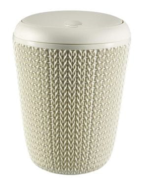 Curver Košek za smeti Knit, 7l, bel