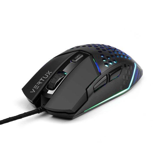 Vertux Katana gaming miška, žična, 6400 DPI, RGB