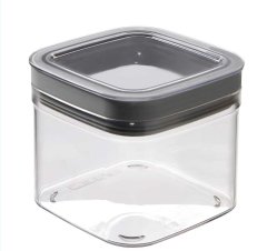 Curver Posoda za shranjevanje Dry Cube, 0,8l, transparent/siva