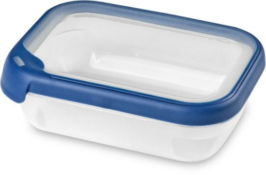 Curver Posodica za shranjevanje hrane Grand Chef Eco, 1,2 transparent/modra