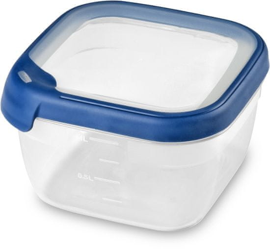 Curver Posodica za shranjevanje hrane Grand Chef Eco, 1,2l transparent/modra