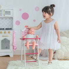 Teamson Olivia's Little World - Klasični stolček za visoke lutke Olivia's Classic Baby Doll - Roza žirafa
