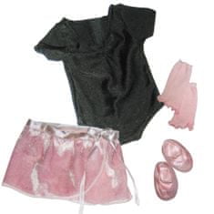Teamson Sophia's - 18-palčna lutka - Komplet baletne obleke in baletnega puloverja - svetlo roza
