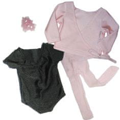 Teamson Sophia's - 18-palčna lutka - Komplet baletne obleke in baletnega puloverja - svetlo roza